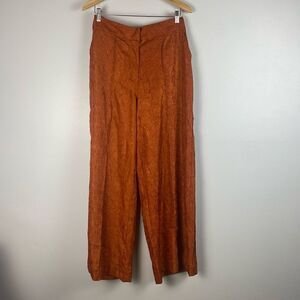 House Of Harlow 1960  Burnt Orange Wide leg Trouser Pant